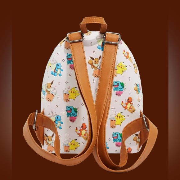 Loungefly Pokemon Boba Mini Backpack and Cardholder NWT - Picture 3 of 6